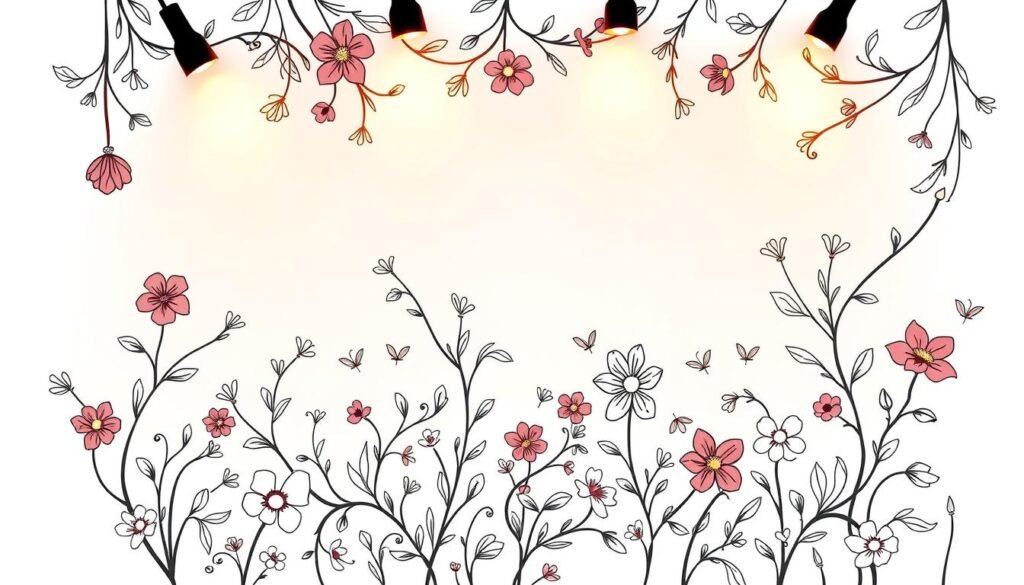 AI-generated floral coloring book page AI-generated floral coloring book page