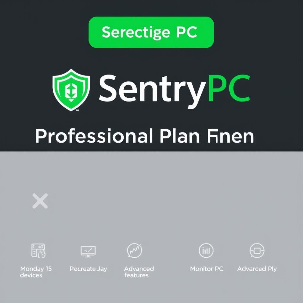 Professional plan for SentryPC computer monitoring software Professional plan for SentryPC computer monitoring software