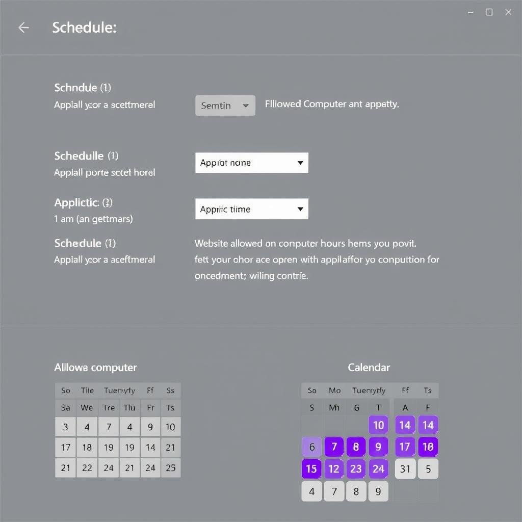 Time management controls in SentryPC computer monitoring software Time management controls in SentryPC computer monitoring software
