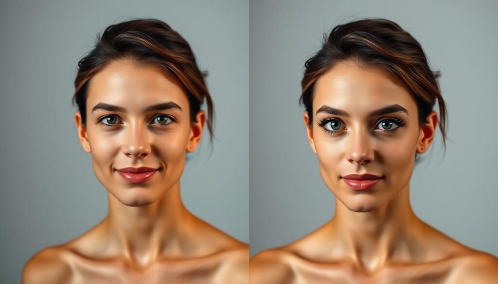 ai headshots before and after