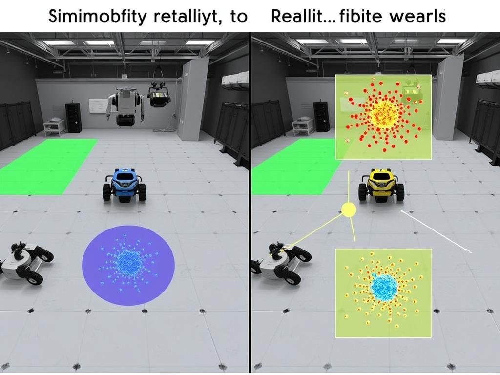Comparison of simulated and real-world robot performance using probabilistic methods Comparison of simulated and real-world robot performance using probabilistic methods