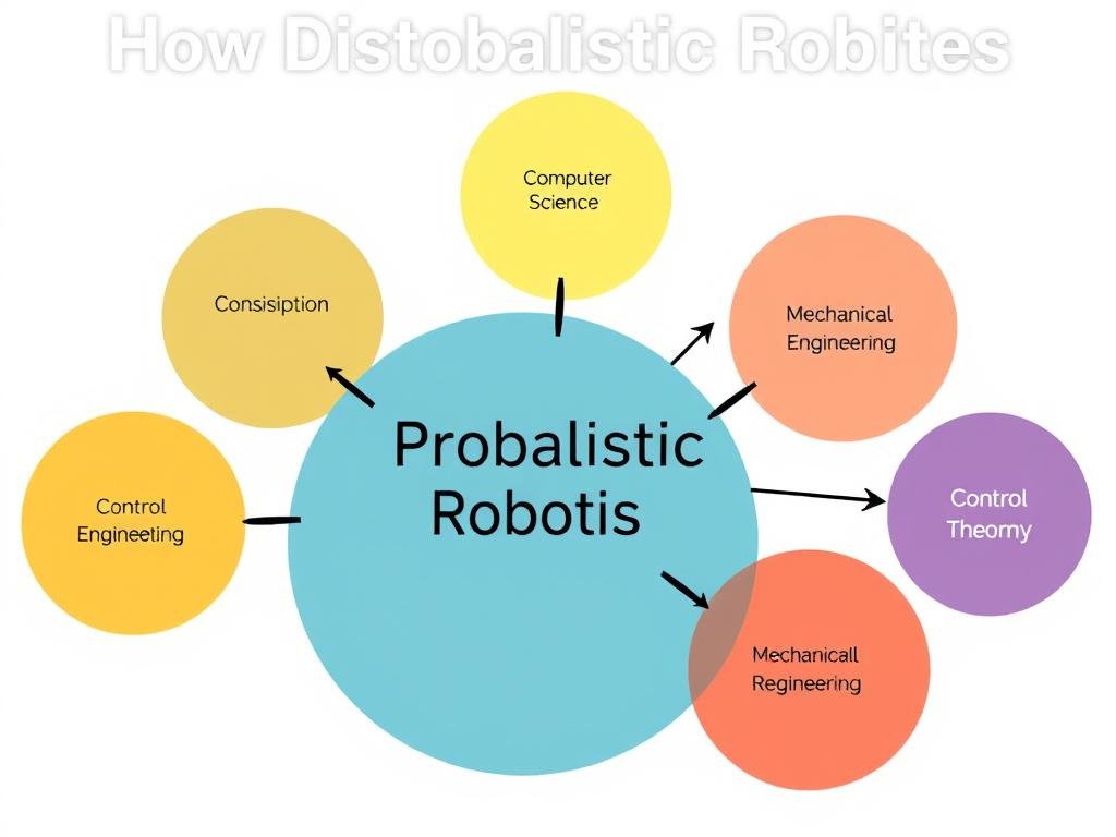 Diagram showing how different disciplines contribute to probabilistic robotics Diagram showing how different disciplines contribute to probabilistic robotics