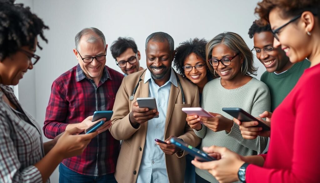 Diverse-group-of-non-technical-people-confidently-using-digital-devices-with-security-features-1024x585 Cybersecurity for Non-Technical Users: A Practical Protection Guide