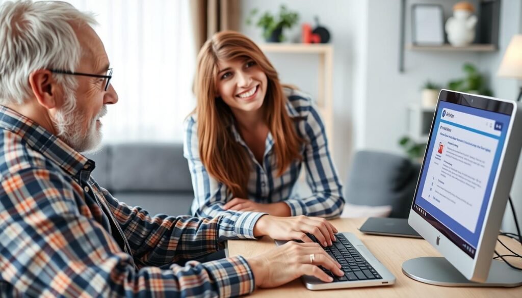 Senior-citizen-learning-cybersecurity-basics-on-computer-1024x585 Cybersecurity for Non-Technical Users: A Practical Protection Guide