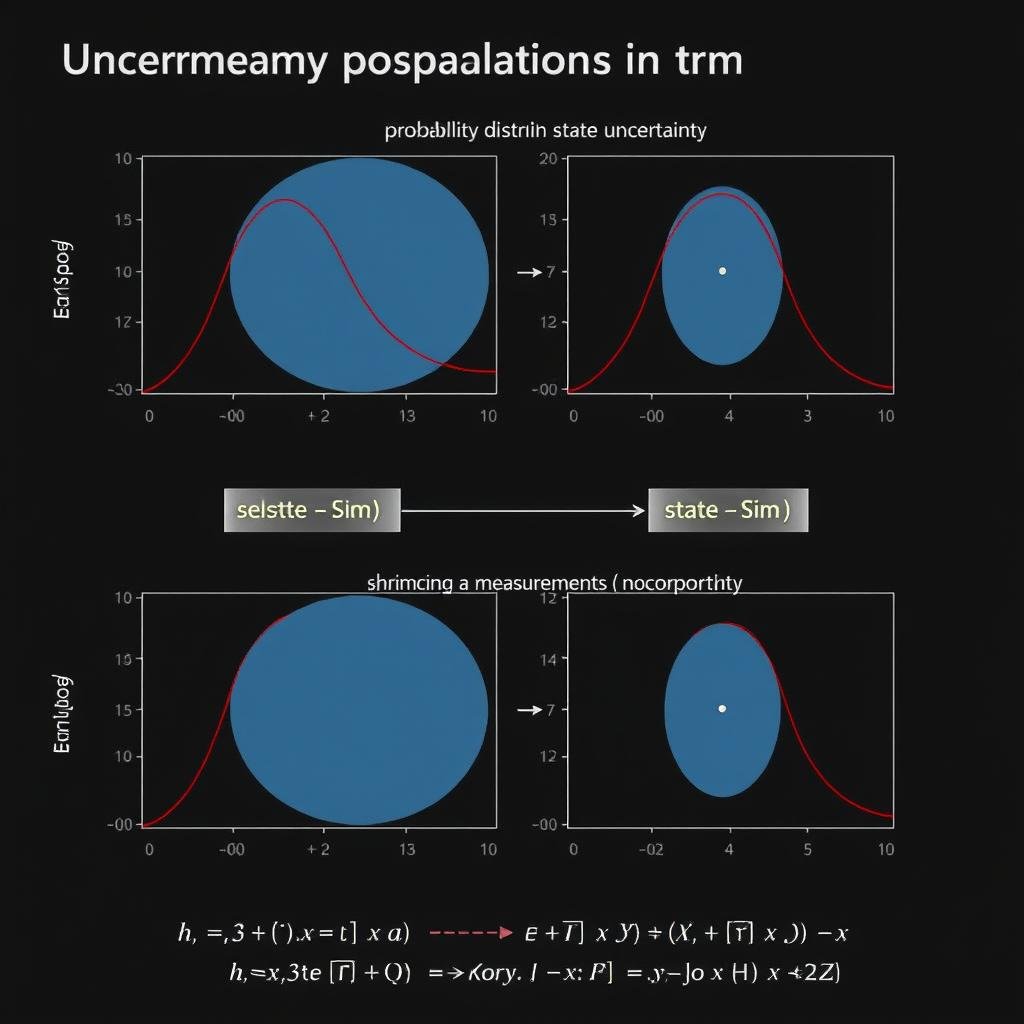 Visualization of uncertainty propagation in a robotic system Visualization of uncertainty propagation in a robotic system