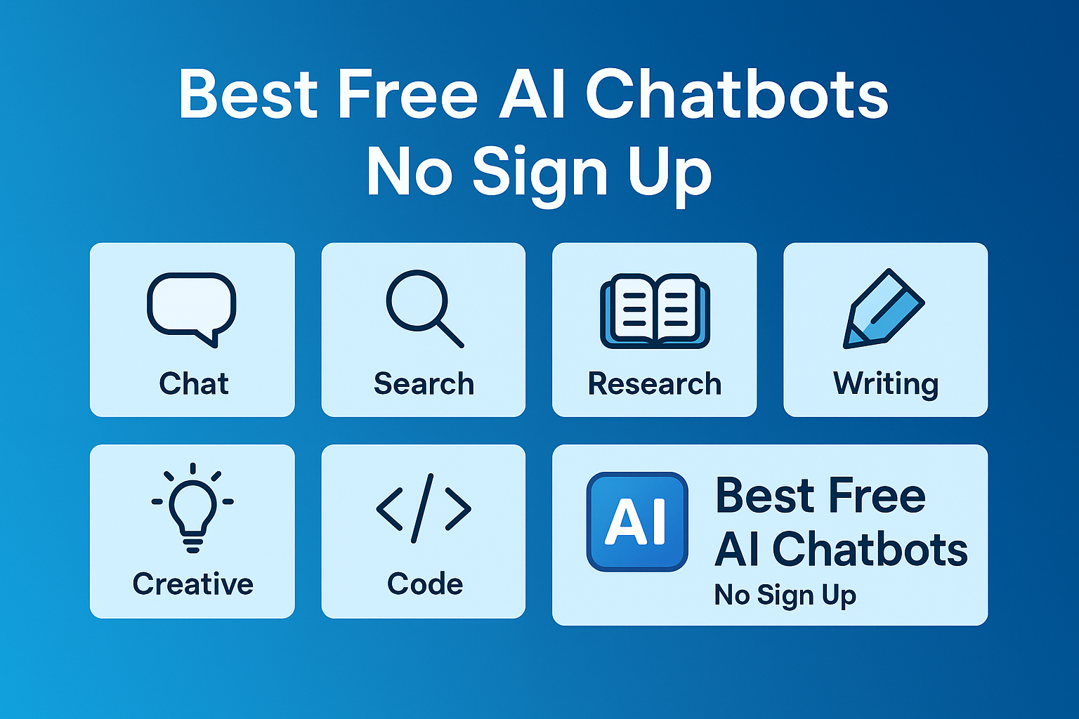 Ai chatbot no sign up